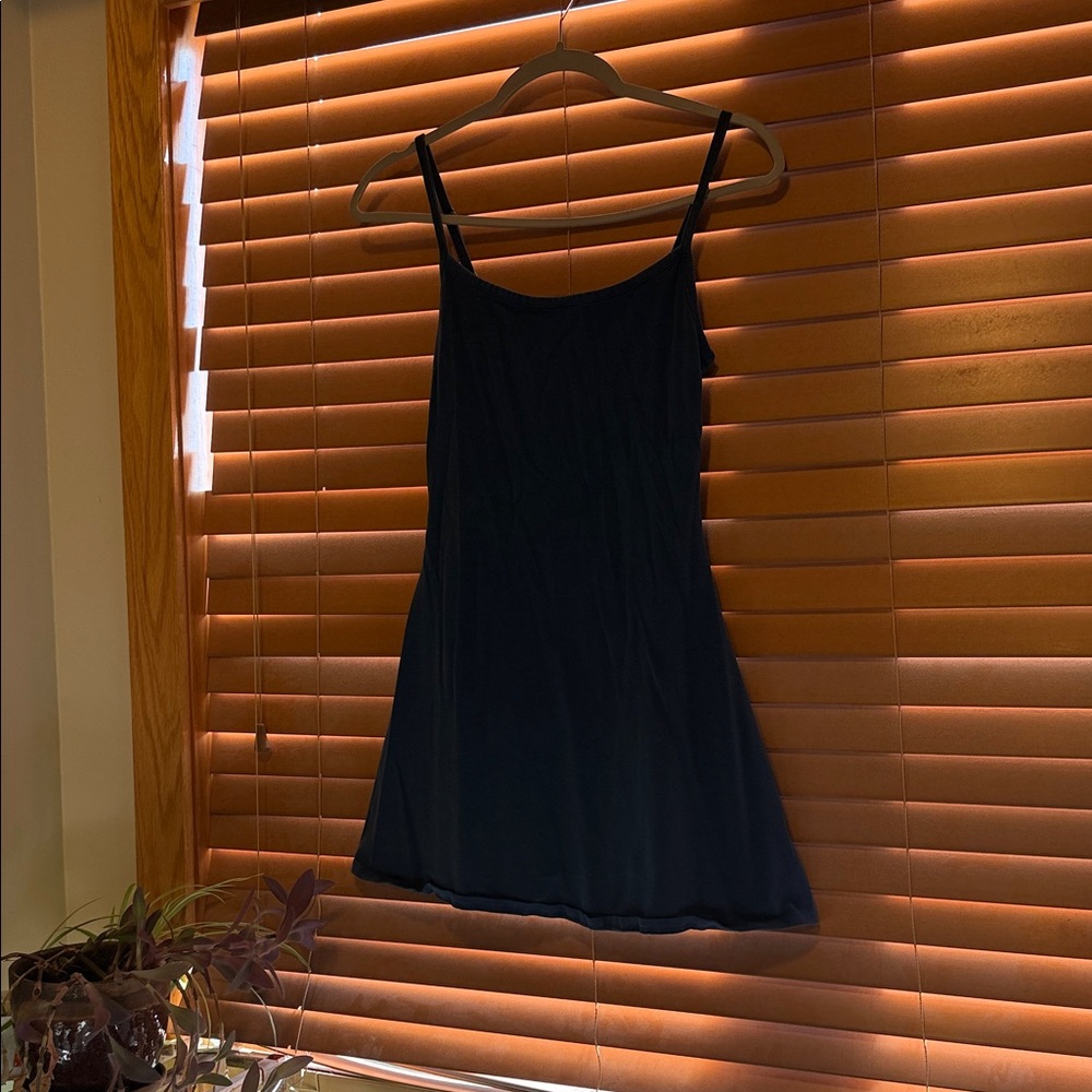 Women’s Black Slip Dress - Classic Camisole Nightwear